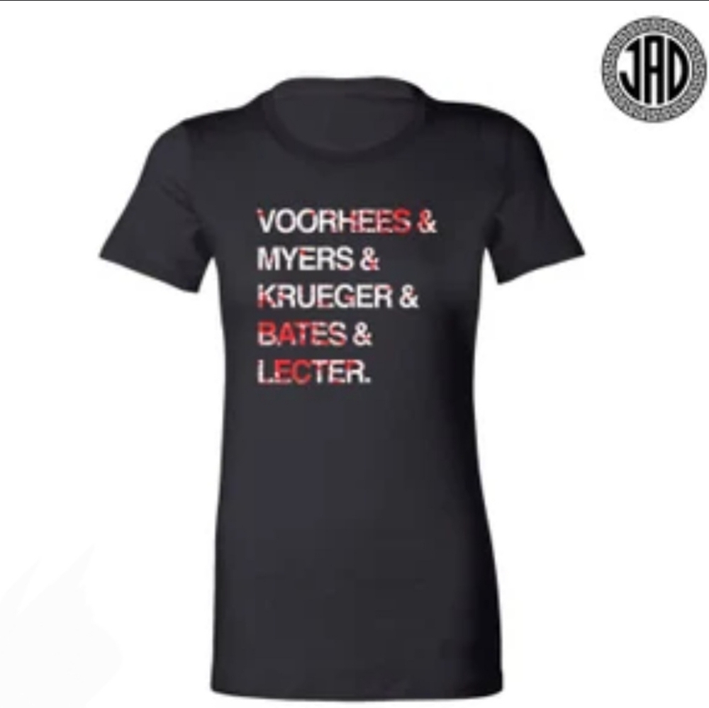 Evil Runs In The Family Graphic Horror Tee